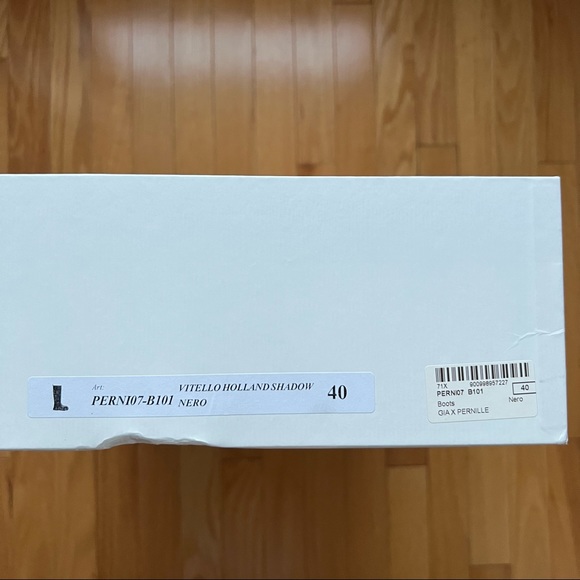 Gia Borghini X Pernille Teisbaek black leather knee-high boots - Picture 9 of 14